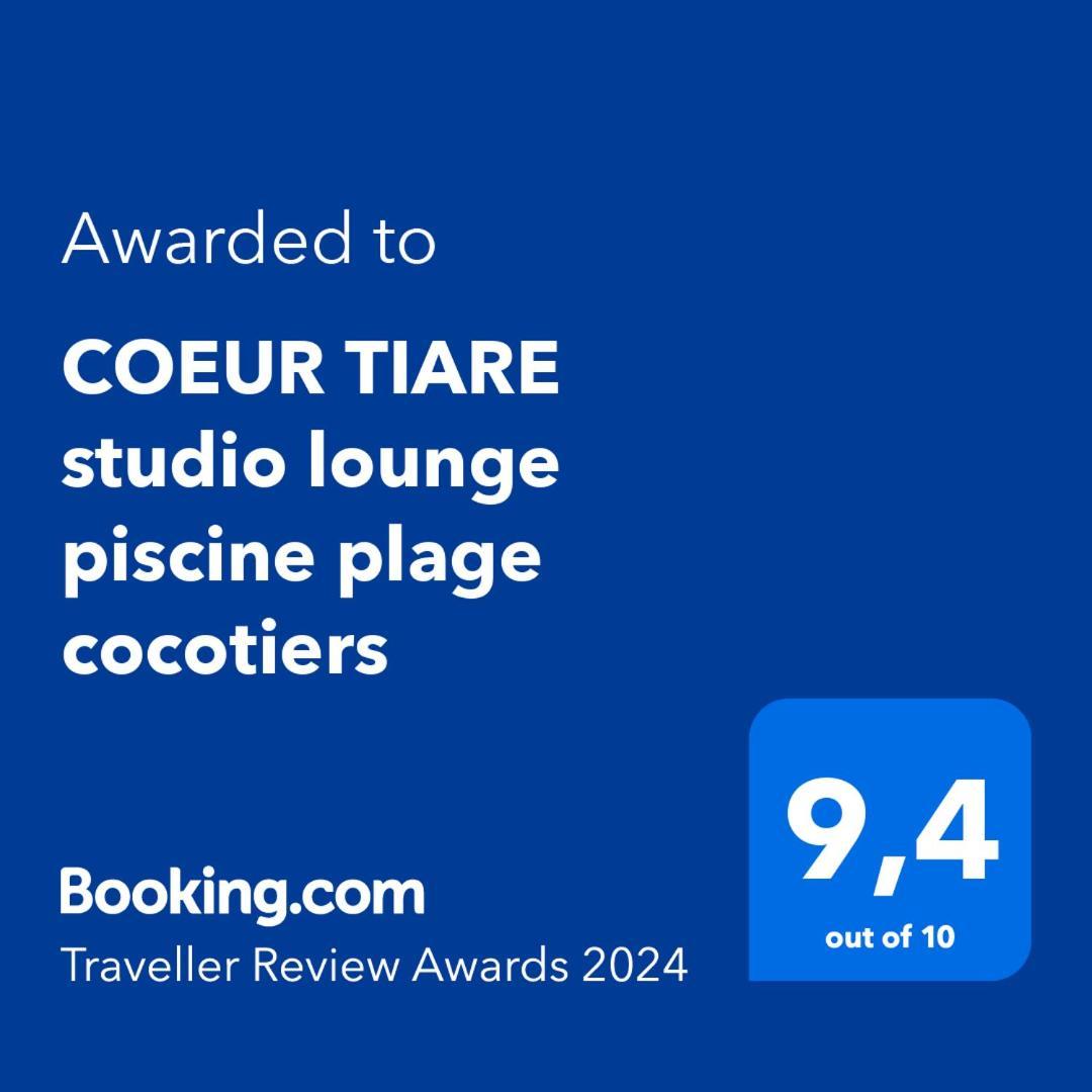 Coeur Tiare Studio Lounge Piscine Plage Cocotiers Apartment Saint-Francois  Exterior photo